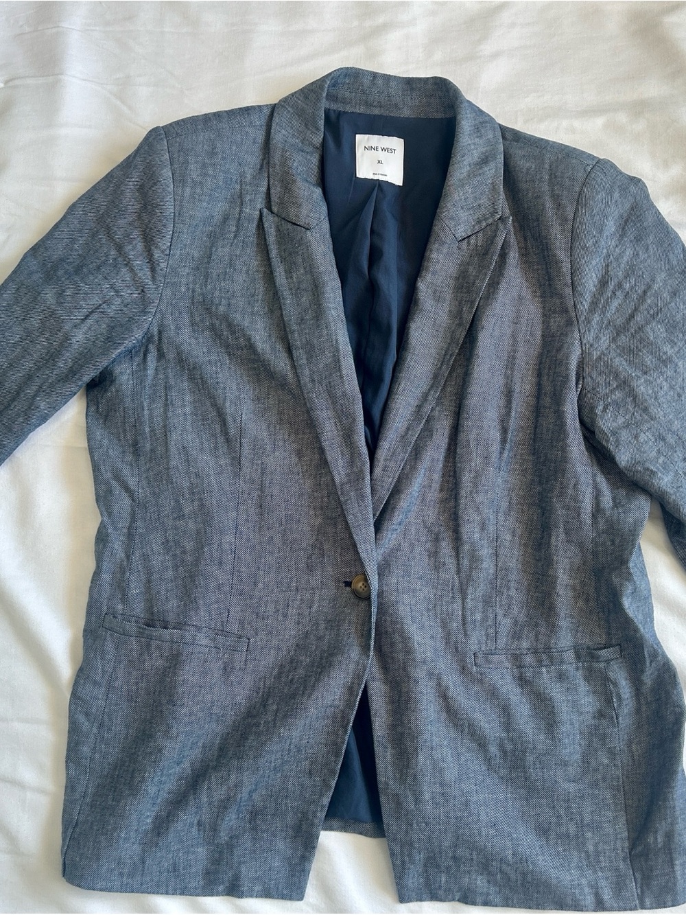 Nine West Blue Women's blazer (NWOT)